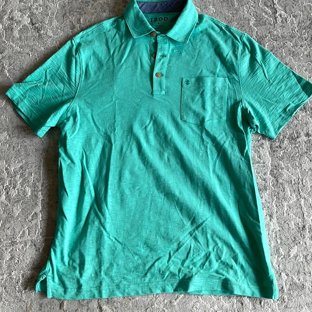 IZOD Solid Polo Shirt with pocket